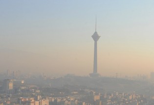 آلودگی هوای تهران از دید یک خلبان +فیلم