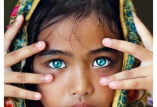 تصاویری از زیباترین کودکان چشم‌رنگی در فضای مجازی