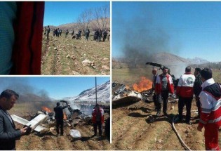 سقوط بالگرد اورژانس در چهارمحال و بختیاری/ ۵ سرنشین بالگرد جان باختند + تصاویر و اسامی شهدا