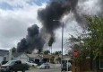 سقوط هواپیما در یک منطقه مسکونی در کالیفرنیا آمریکا